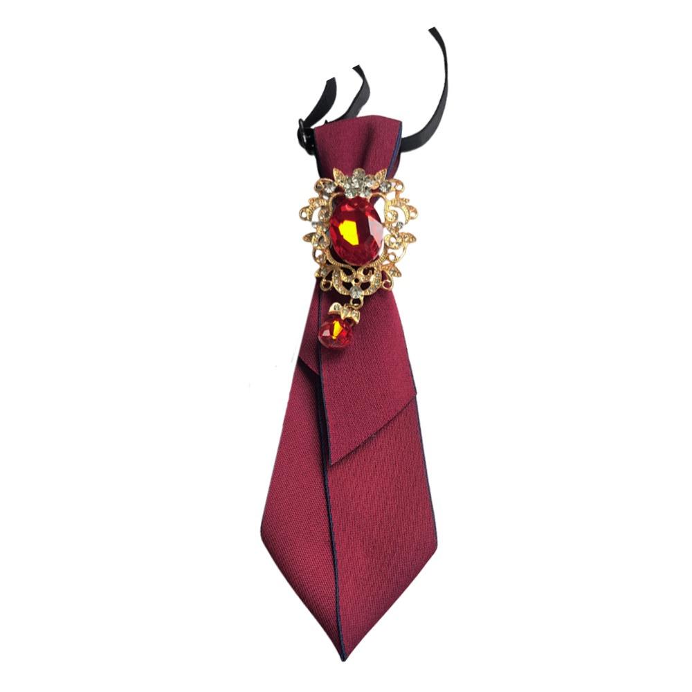 

Handmade Women s Tie Diamonds Shirt Accessories Fashion Necktie Party червоний