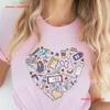 Valentines Day For Nurse Icu Shirt Critical Care Heart T Funny Nursing Cute Vintage Unisex Stretched Breathable Homme