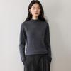 Lekasha Women's Seamless 12-Gauge Cashmere Knitwear: Autumn/Winter Half-High Neck Sweater