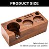Elegant Wood Coffee Tamper Holder Practical Espresso Accessories Support Base Rack Professional Baristas Equipment