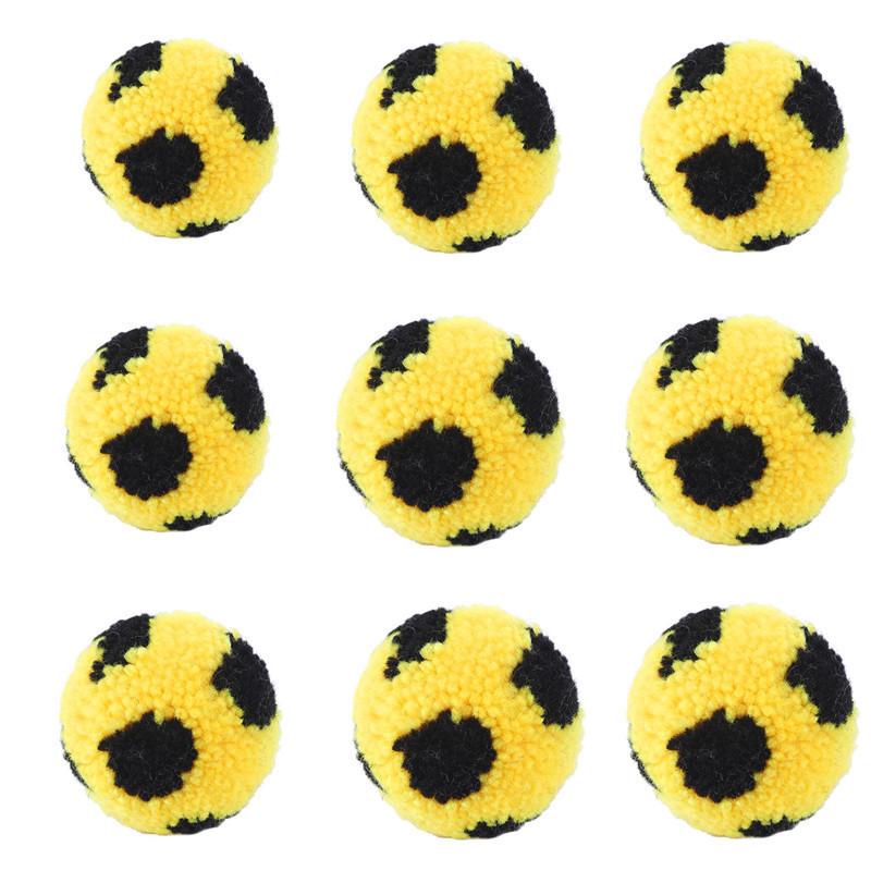 Plush Silent Yarn Ball Football Cat Toy – Self-Entertainment for Pets