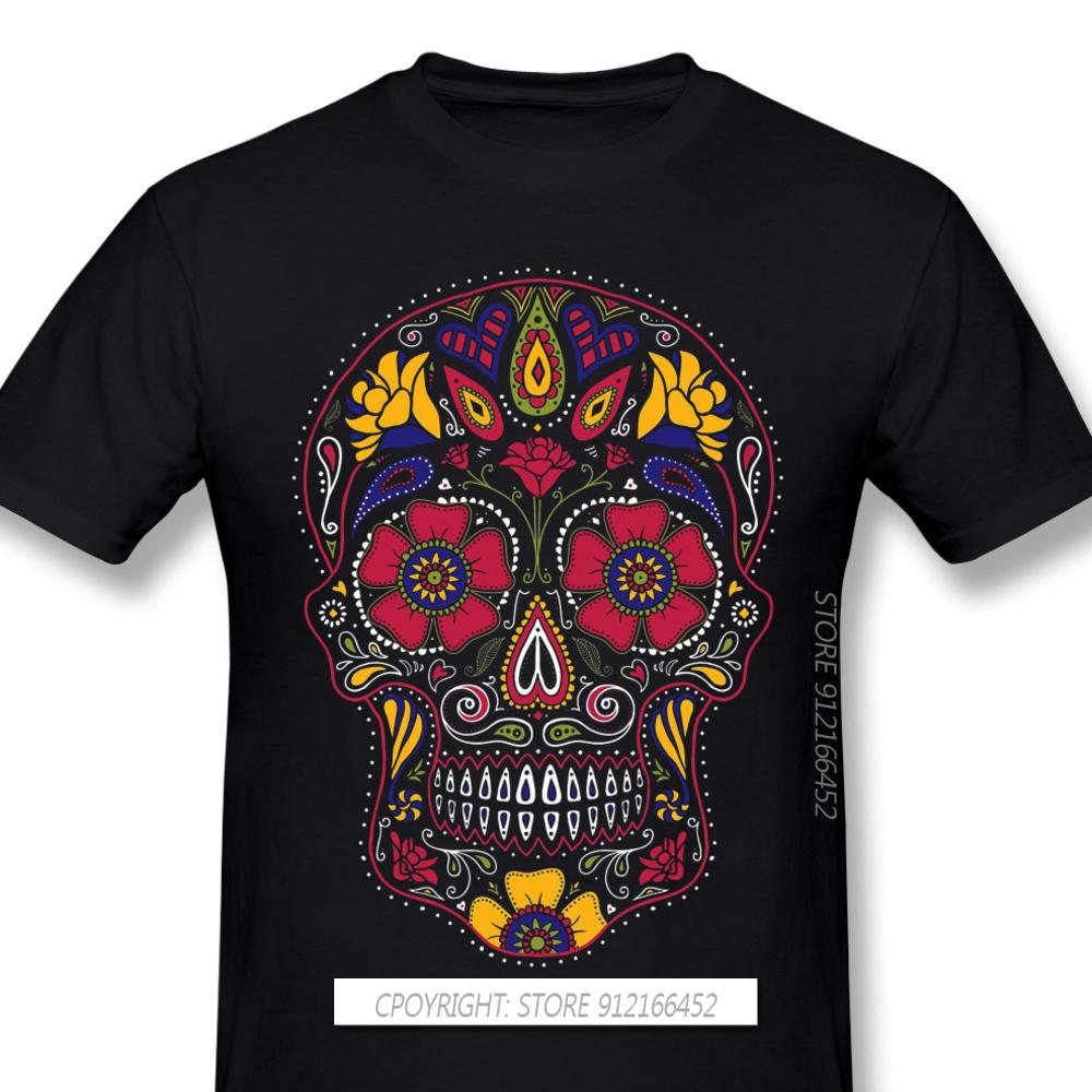 Colorful Sugar Skull T-shirt S
