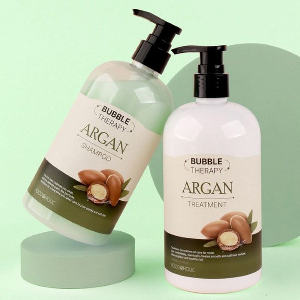 1+1 Foodaholic Bubble Therapy Shampoo.Treatment 500+500ml Choose 1 / Argan Jojoba