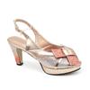 Rhinestone Peep-toe Heels & Bag Set for New Year's Eve