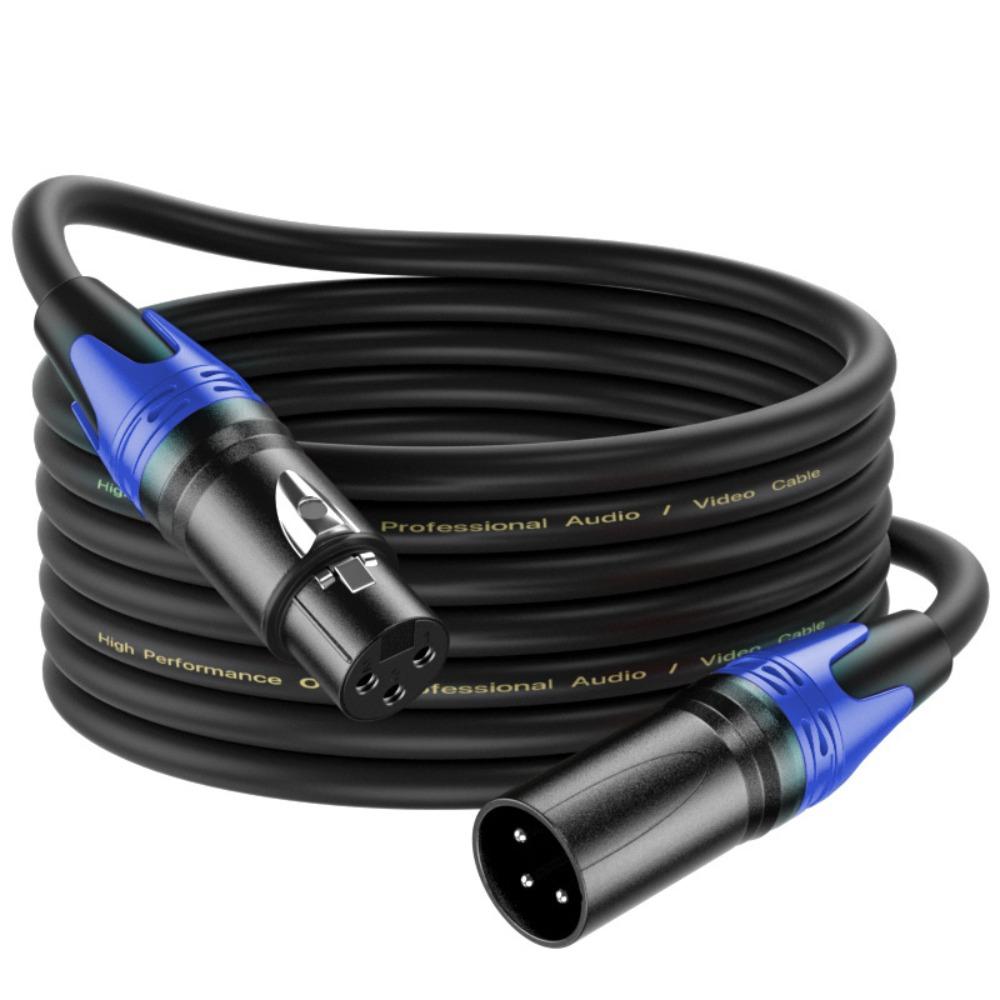 Balansert linje 3-pinners signalkabel XLR-adapter 3-pinners XLR-kabel Scenelys LED-lys
