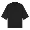 Casual Classics Unisex Adult Combed Ringspun Cotton Extended Neckline Oversized Short-Sleeved T-Shirt