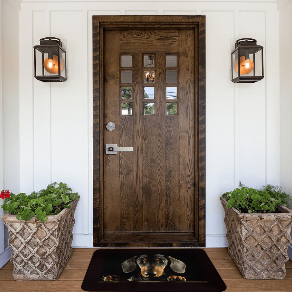 Cute Dachshund Dog Front Floor Door Entrance Mat Outdoor Puppy Pet Kitchen Bath Doormat Living Room Carpet Rug