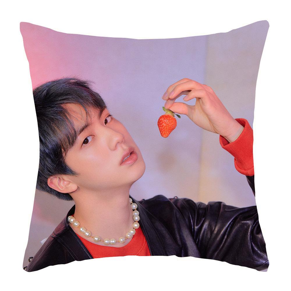 Of The Soul 7 Print Pillow Case Decorative Kpop Bangtan Boys Cover Cushion