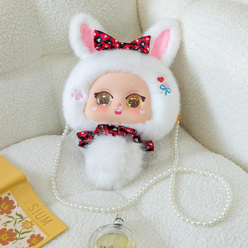 Alice Dreamland Plush Backpack Home Pendant for Girlfriends Birthday Gift Vinyl Face Rag Doll Messenger Bag