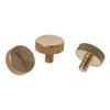 5pcs Copper Flat Head M4x 6-14mm Flat Brass Bolts PC Knurled Thumb Screws