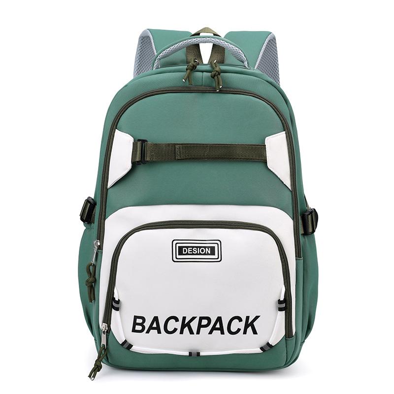 Schoolbag New Simple Trend Women's Backpack Versatile Durable Large Capacity Schoolbag Junior High School Student Travel Backpack