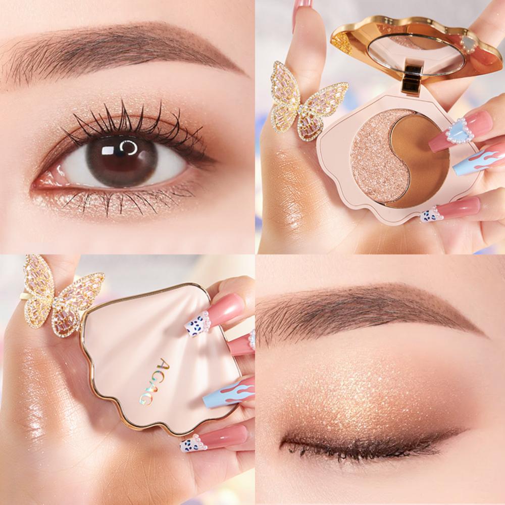 Colorful and Charming Eye Shadow, Fine Powder, Smooth Application, Soft and Non-flying Powder, Matte Mashed Potato Texture