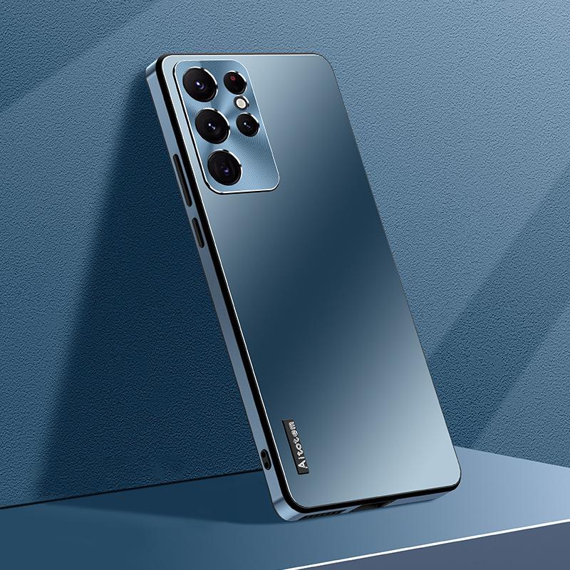 360 Full Shockproof TPU Case for Samsung Galaxy S26Ultra S25 S24 S23 S22 S21 Ultra Plus 5G S22 Aluminum Metal Lens Armor Full Protection Mobile Cover