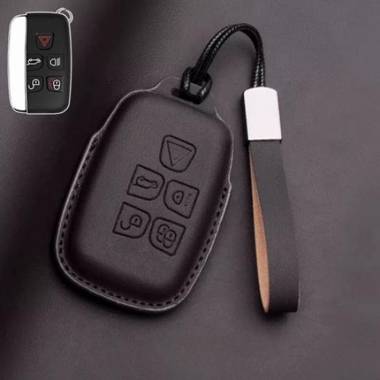 Genuine Leather Car Key Cover Case For Land Rover Range Rover Discovery Velar