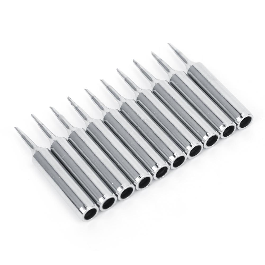 10Pcs 900MT1C Free Soldering Solder Iron Tips Replacement Soldering Accessory