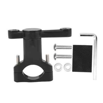 Alliage d'Aluminium Porte-Bouteille de Vélo Siège de Conversion Porte-Gobelet à Eau Rotatif Adaptateur d'Extension Noir