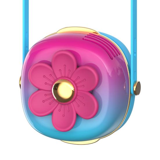 Handheld Fan with Lanyard USB Charging Portable Neck Hanging Mini Fan Cute Summer Gadget for Travel Outdoor