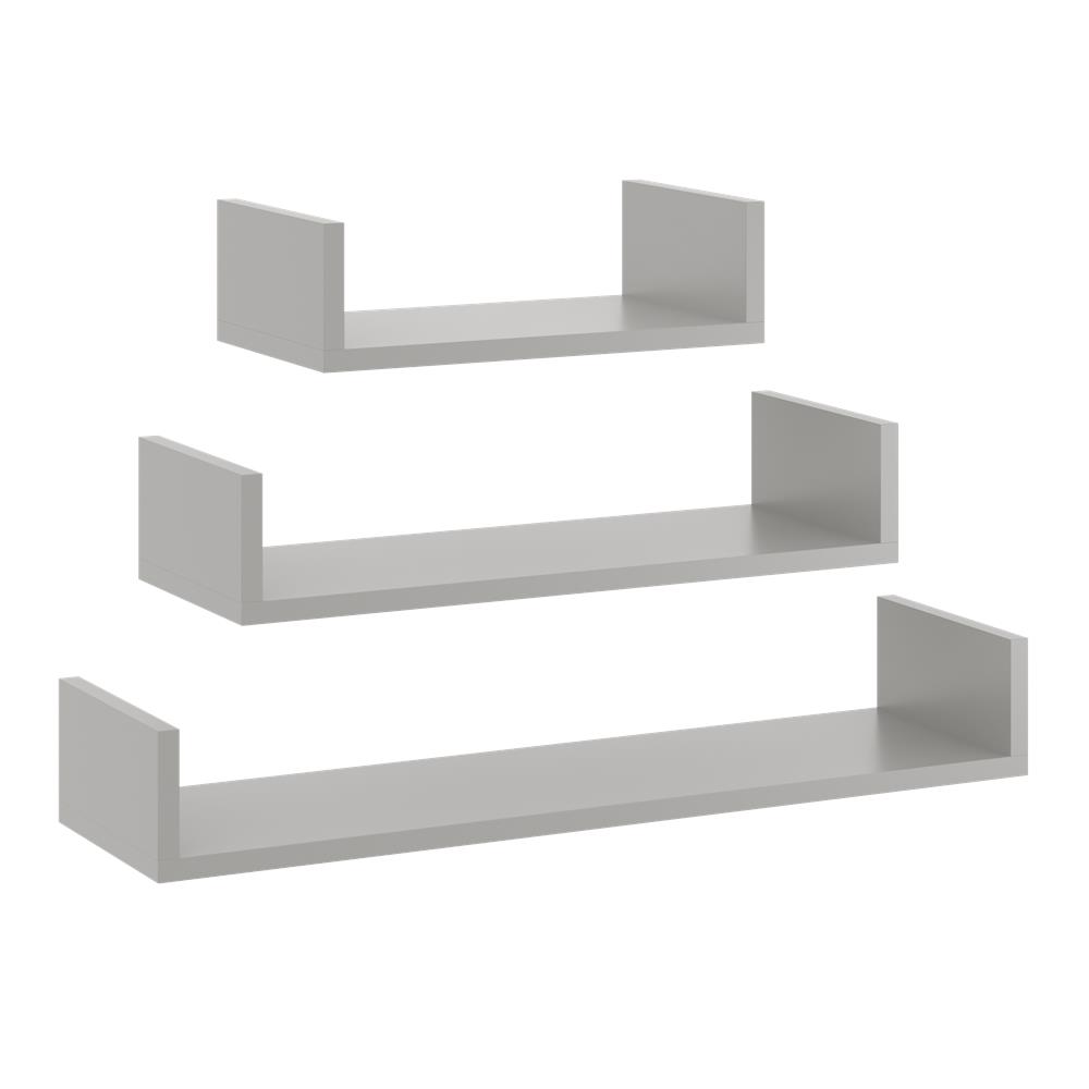 Wall Hanging Shelves - 3 Pieces - No. 23 White