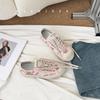 Spring and Summer New Small Dirty Shoes Women's Old Graffiti Retro Versatile Flat Bottom Height Increase Breathable Star Shoes Dirty Shoes