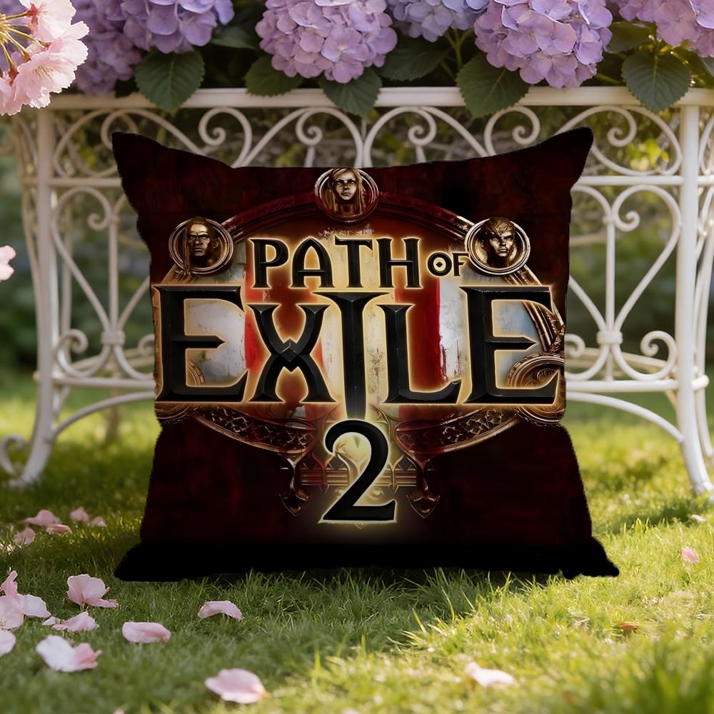 GamePath of Exile Cushion Cover Home & Car Dual-Scene Pillow Cover: Reversible for Premium Comfort