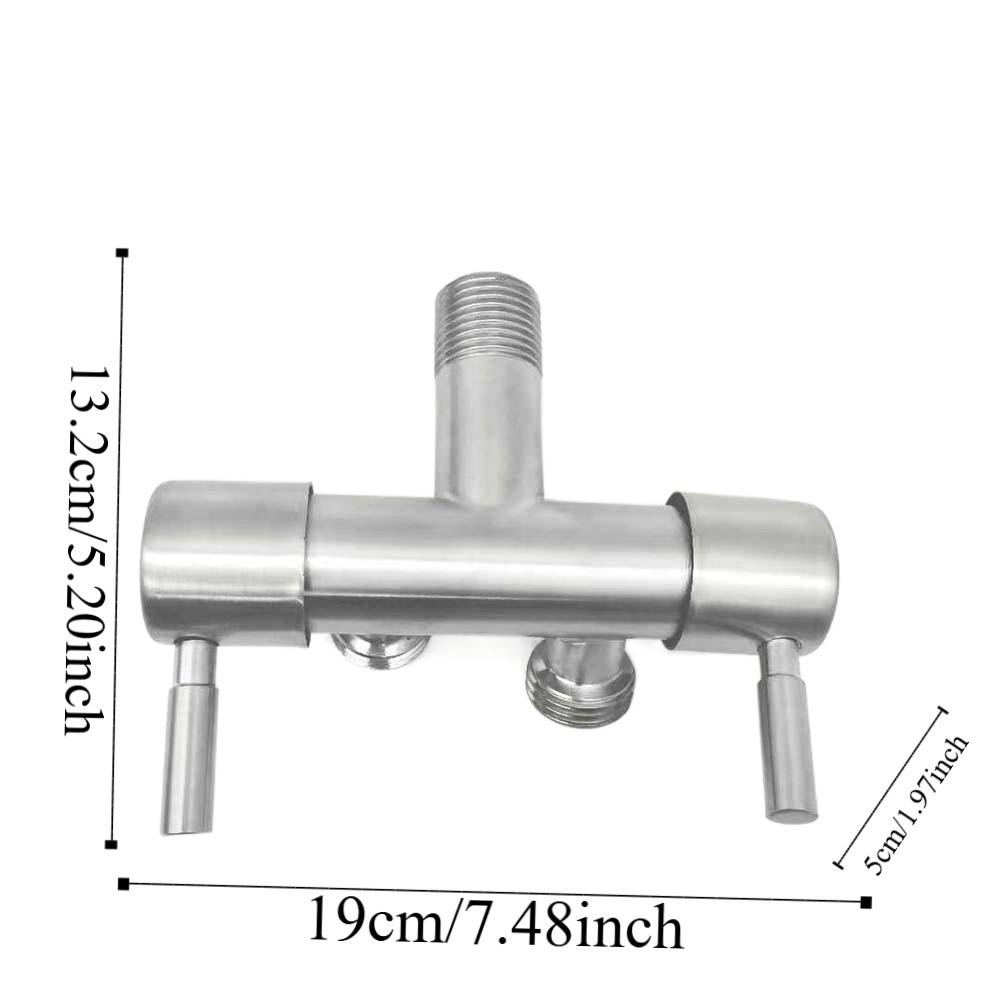 Prevent Water Leakage 3 Way Triage Valves T-Adapter Shower Tap Connector Household Hardware