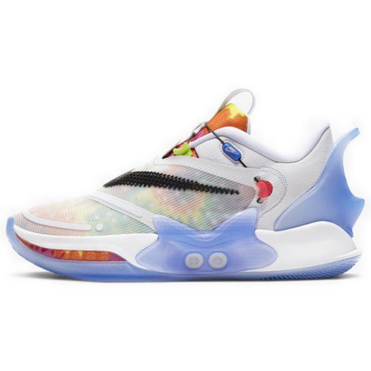 Nike Adapt BB 2.0 Tie-Dye GC Charger Men Sneakers White CV2442-100