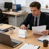 Compacte Draadloze Labelmaker met Snelle Printfunctie, Energiebesparend Ontwerp en Lage Geluidssterkte, inclusief Papieraanvoer