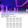 10pcs 8mm COB LED Strip Connector 2Pin LED Adapter Connector Easy LED Strip Connector  For School