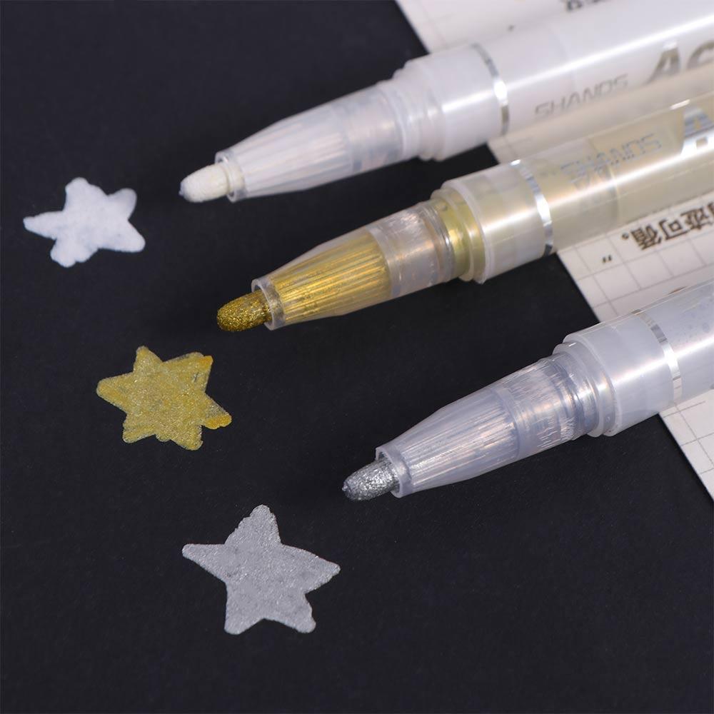 Archival Ink High Gloss Pen Fine Line Pens White Painting Graffiti Pens  Illustration Drawing