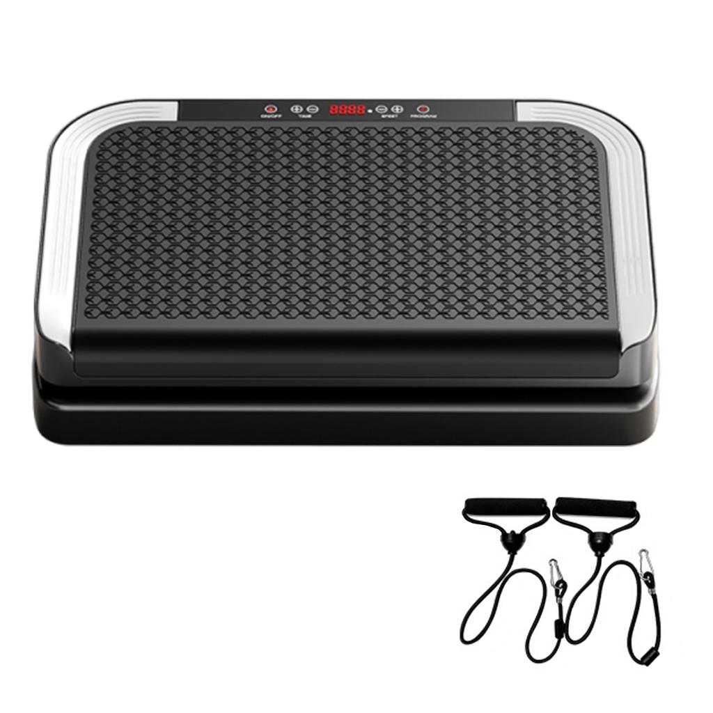 Exercise Vibration Plate with Rope Abdominal Workout Equipment 200 Modes Whole Body Vibrate Fitness Platform for Home Office