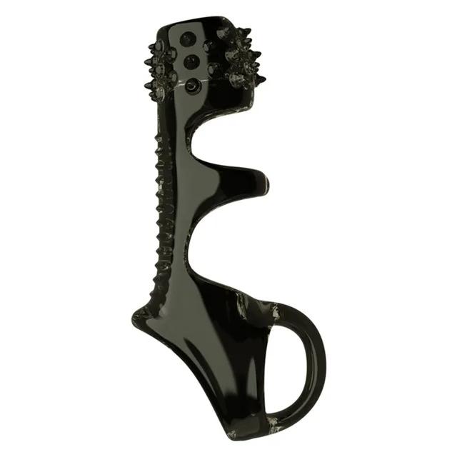 Penis Ring Delayed Ejaculation Cock Ring Adult Sex Products Dildo Extender Sleeve Reusable Condoms Glans Cover For Men Chastity