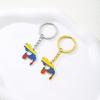 Venezuela Heart Pendant Keychain – Retro Ethnic Style for Men & Women