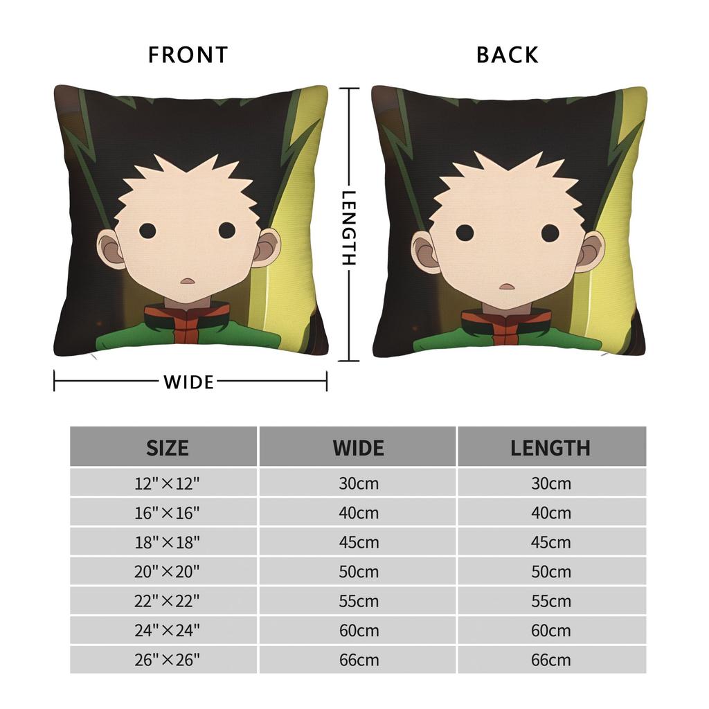Anime Gon Pillowcases Cute Funny Pillow Case For Sofa Home Decoration Design Pillow Cover