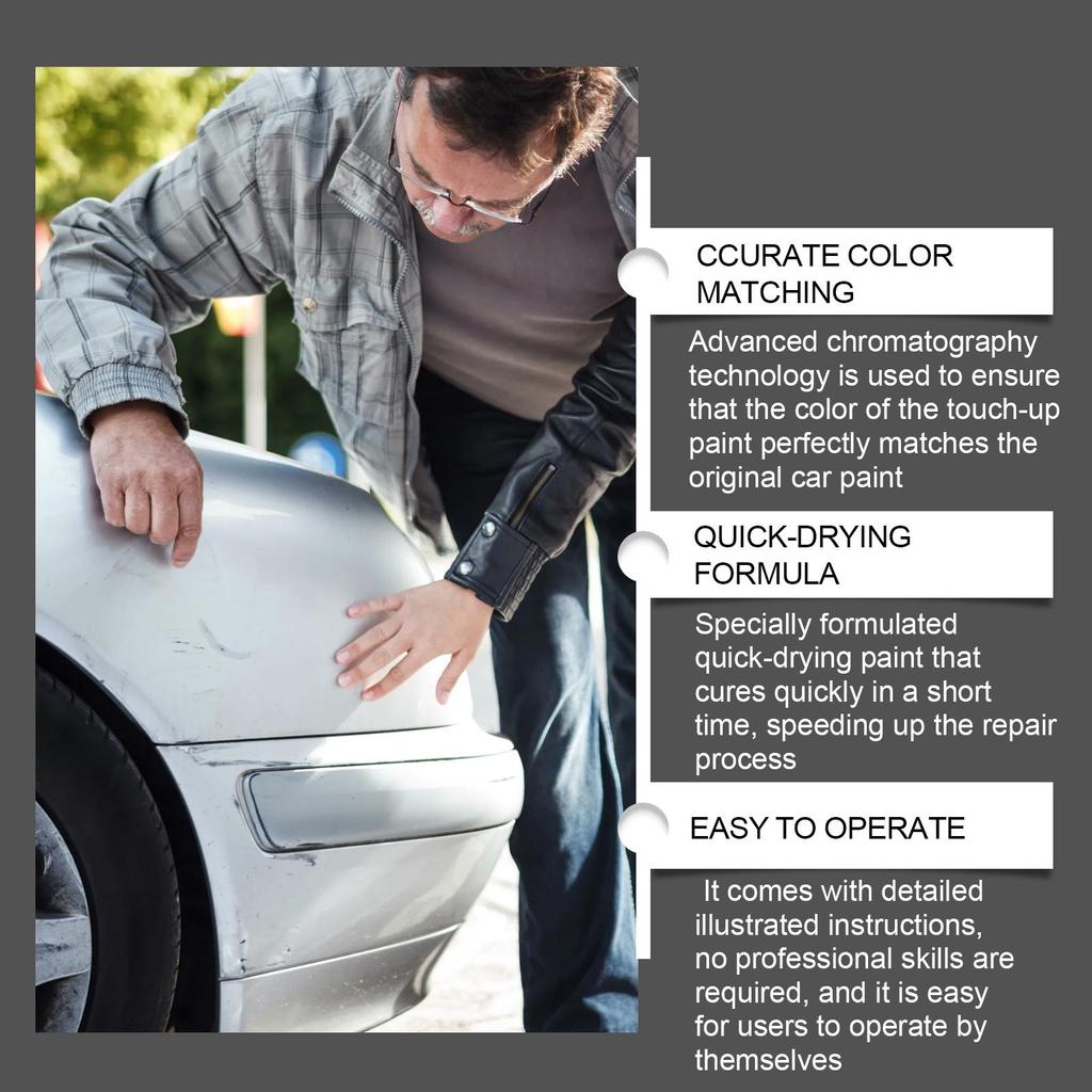 15ml Auto Weiße Farbe Reparatur Auto Selbstlackierung Kratzer Reparaturfarbe Perlmuttweiß Auto Spezialisiert