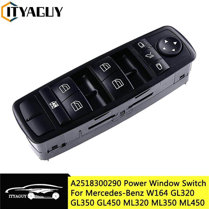 

Выключатель стеклоподъемника 2518300290 A2518300290 A 251 830 02 90 для Mercedes Benz W164 GL320 GL350 GL450 ML320 ML350 ML450 ML500