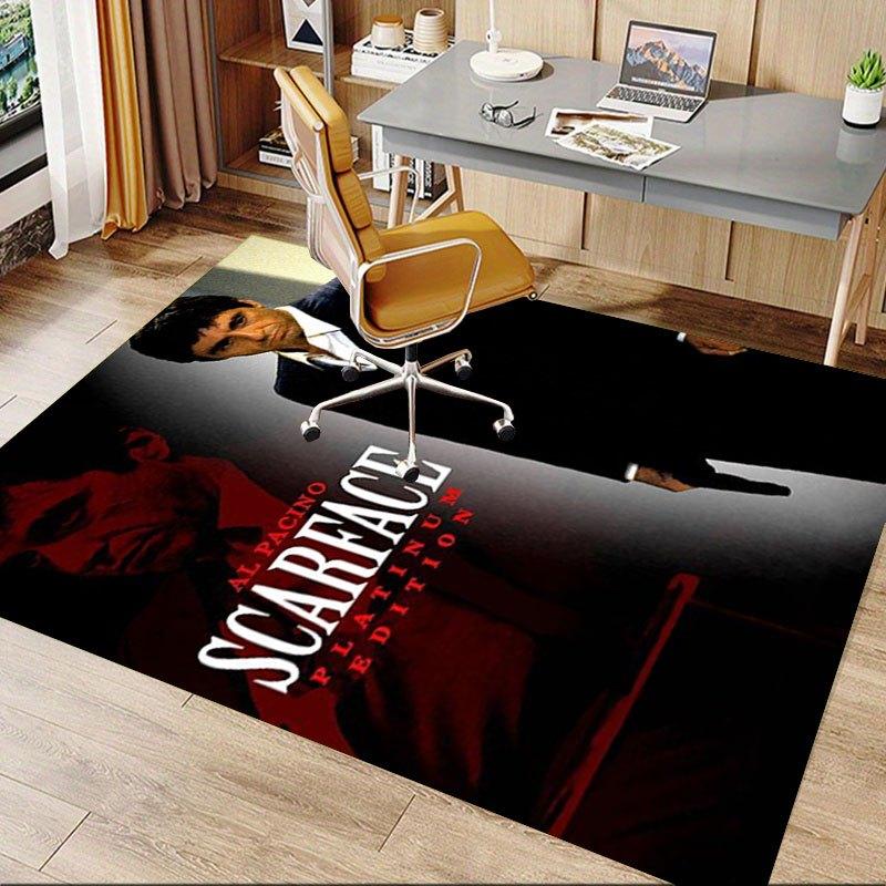 1pz Tappetino per Sedia da Ufficio Scarface Morbido, Confortevole, Per Tutte le Stagioni, Perfetto per la Casa, la Camera da Letto o l'Arredamento dell'Ufficio, Regalo Perfetto per