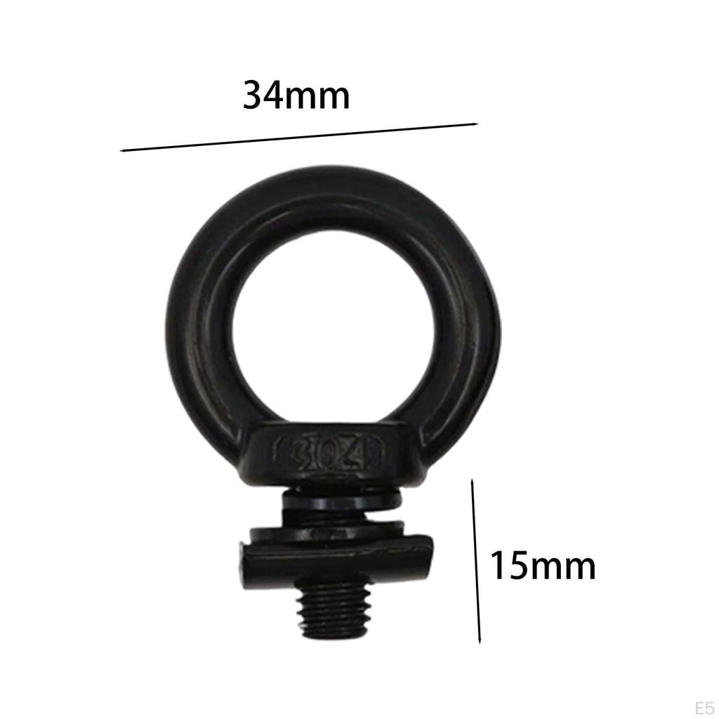 4 Pieces Eye Bolt Mount Stainless Steel Heavy Duty T Nut Tie Down s for Ropes Roof Racks