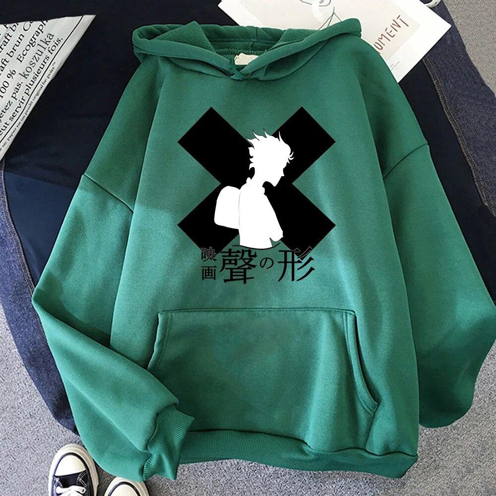 Anime A Silent Voice Hoodies Spring/Autumn Women/men Sweatshirt Koe No Katachi Hoodie Kawaii Clothing Unisex Sudaderas Warm Tops Unisex