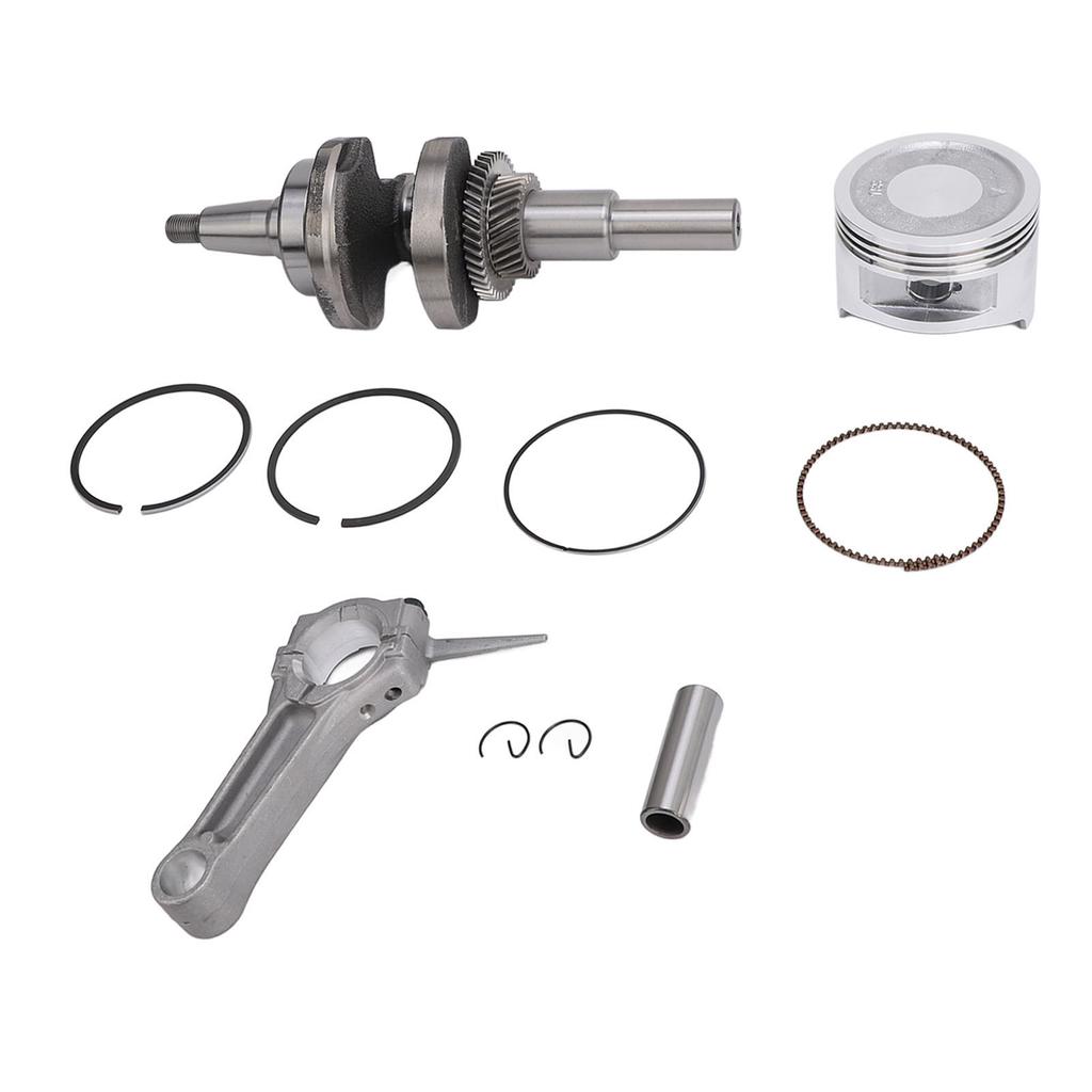 Engine Piston Connecting Rod Kit Metal Crankshaft Piston Pins Rods Set Wear Resistant for GX390 13 HP Engine