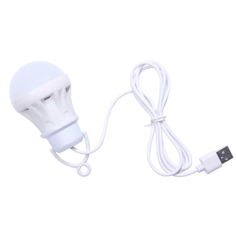 Mini 3W/5W/7W 5V USB Magnetic Lamp LED Night Light for PC/Notebook USB Interface Camping Trip (Cold White) Portable Camping Lamp