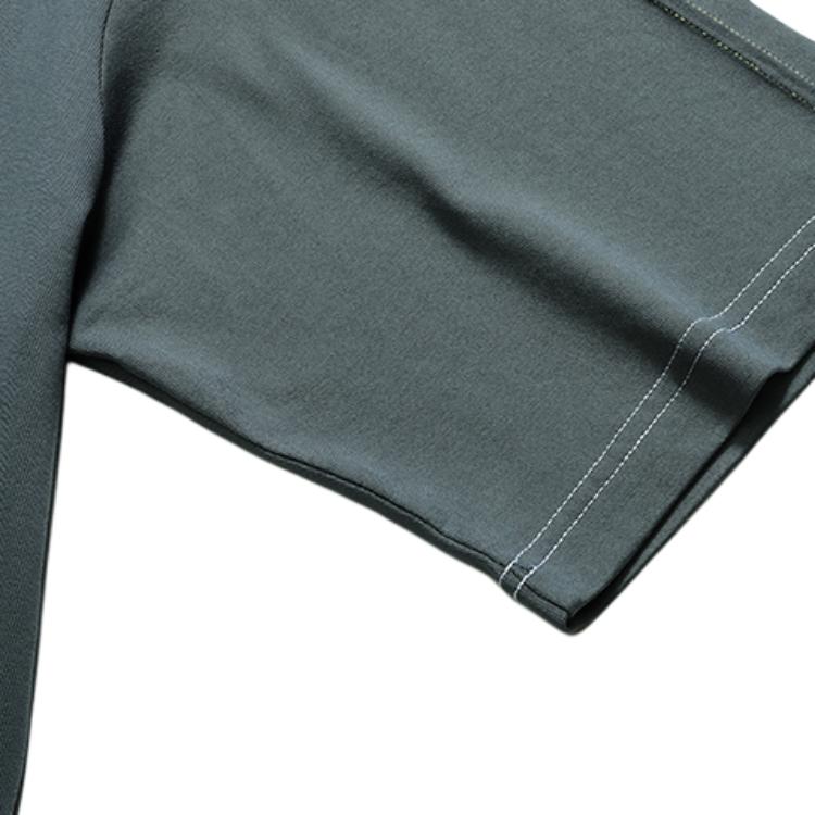 FILA Letter Logo Printed Classic Loose Breathable Round Neck Short Sleeve T-Shirt Men T-Shirts Cangbu-Gray F11M133183F-DY