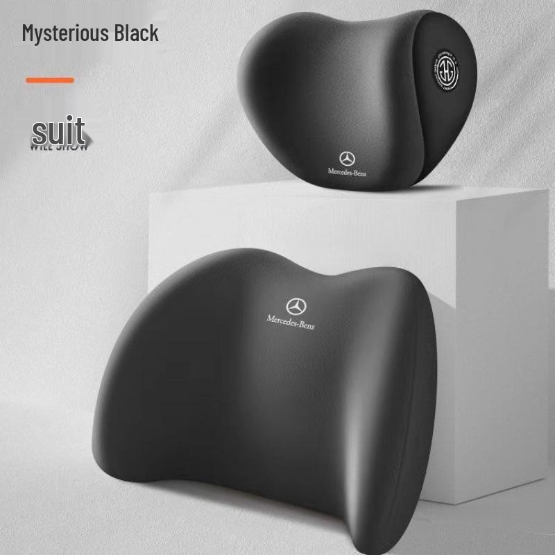 Mercedes-Benz Memory-Schaum Kopfstützen- und Lendenwirbelstützkissen-Set