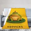 Hoppers Amphibian King  Blankets  Wool Vintage Warm Throw Blankets for Bed Sofa All Season,