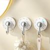 Suction Cup Hook, Strong Load-bearing, Vacuum, No Punching, Suction Cup Type Adhesive Hook, Bathroom Seamless Adhesive Hook, Door Hook