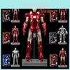 Iron Man 10cm 4-inch Collectible Figure Limited Edition Mk1mk2mk3mk4mk5mk6mk7 Genaku