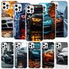 Black White Sport for B-BMW Phone Case For iPhone 17 Air 16 15 Plus 11 14 Pro Max 13 Mini 12 7 8 + SE Pattern Art Customized Cov