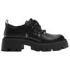 Zara Pu Lace-Up Retro Multi-Strap Thick Sole Casual Shoes Men Casual Shoes Black 2412620800