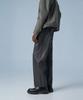 Sperone Cracked Leather Loose Pants (Black)