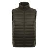 2023 Autumn/Winter Men's Plus Size Lightweight Slim Fit Down Vest with Stand Collar