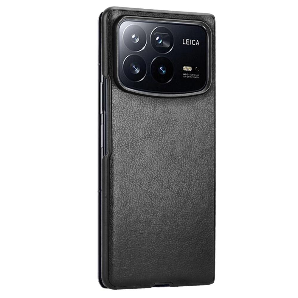 Für Xiaomi Mix Fold 4 5G Hülle Litschi-Textur PU-Leder+PC Handyhülle